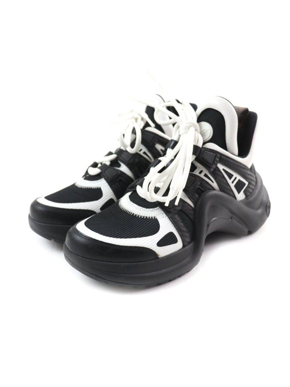 Louis Vuitton Archlight Line Rubberlogo with Patch Monogram Lace-up High Top